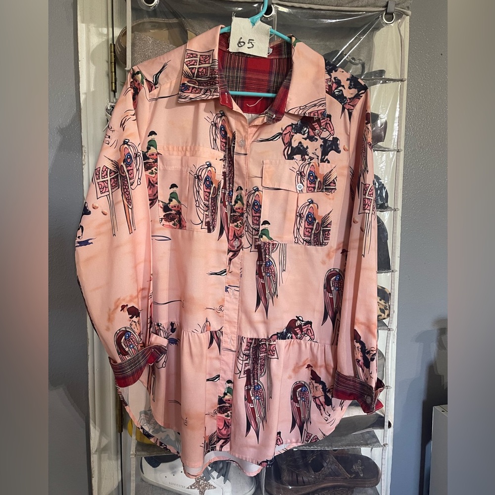 Retro Western ladies shirt.